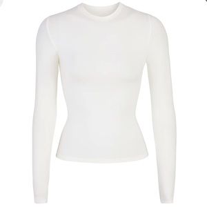 SKIMS Cotton Long Sleeve Tee Shirt